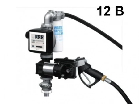 Заправочный комплект для бензина 12 в Piusi DRUM EX50 12V DC K33 ATEX MAN NOZZLE F0037500A