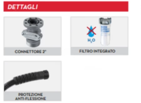 Заправочный комплект для бензина 12 в Piusi DRUM EX50 12V DC K33 ATEX MAN NOZZLE CABLE F0037502A